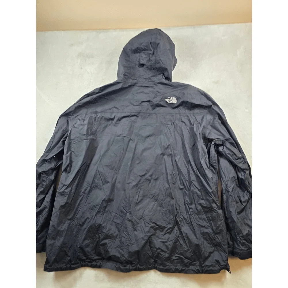 The North Face HyVent 2.5L Jacket Mens 3XL Black Nylon Rain Wind Shell